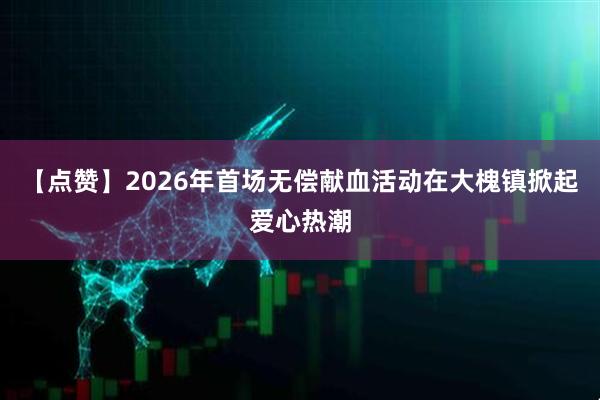 【点赞】2026年首场无偿献血活动在大槐镇掀起爱心热潮