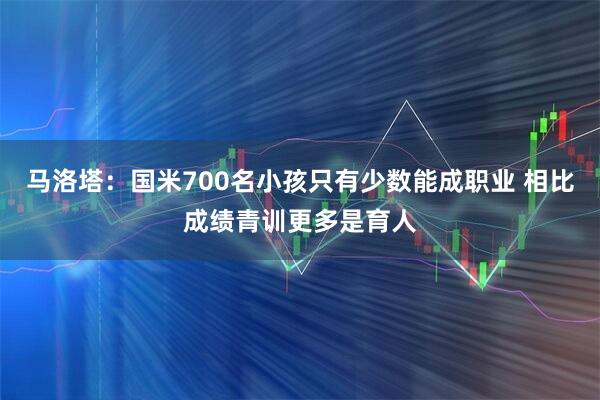 马洛塔：国米700名小孩只有少数能成职业 相比成绩青训更多是育人